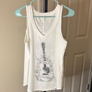 Maurices White Graphic Tank Top